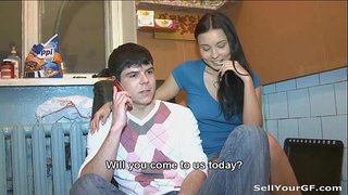 Hau puta Sandra gozatu