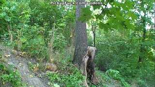 Ngoài cảnh làm tình với một cô gái tóc vàng