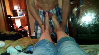 Annette b. mamma footjob