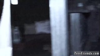 Genç shocked tarafından öğretmen Aspen Romanoff ve Monica Asis ve Marilyn Mansion handjob yardım