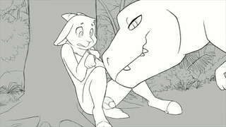 Ahuntz lortzean by sucked dinosauro